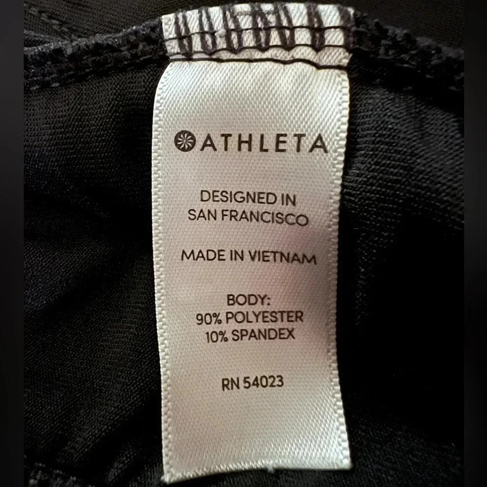 #0075 Athleta Full Zip Hoodie, Black, Size XS - Picture 7 of 9